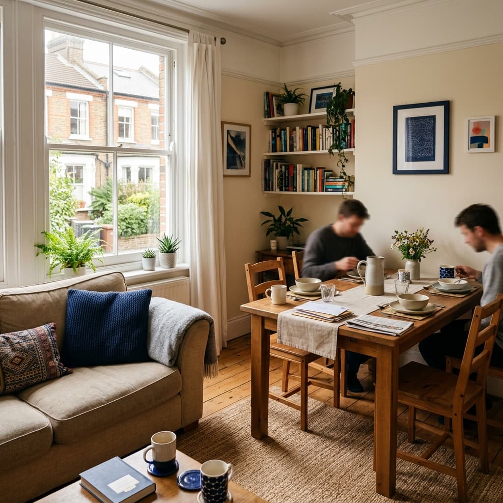 HMO shared living room